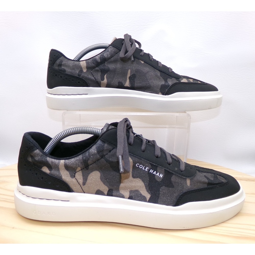 Cole Haan Grand Crosscourt Modern Sneakers C37171 Men Camo Black Sz 10 M Lace Up